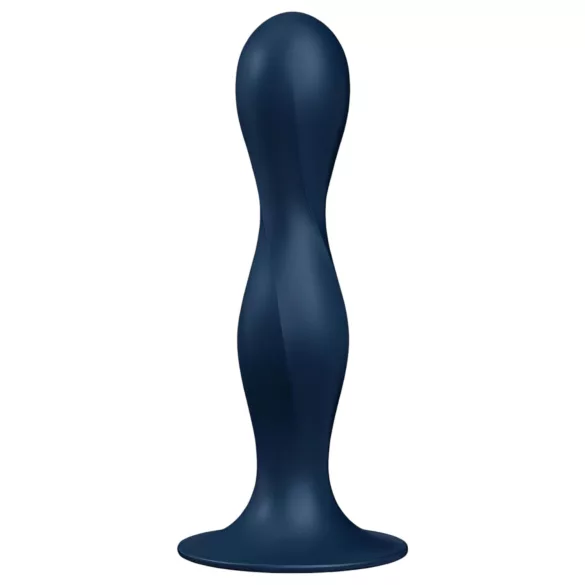 Satisfyer Double Ball-R - dildo con peso - silicona azul