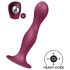 Doble Bola Satisfyer - Dildo Rojo con Ventosa y Peso Incorporado