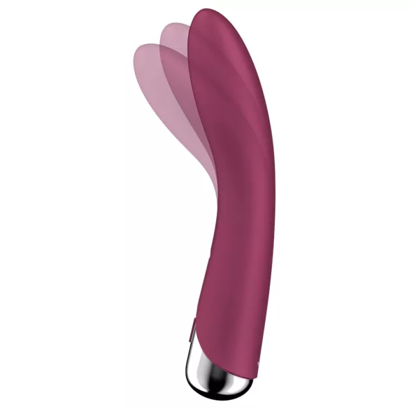 Satisfyer Spinning Vibe 1 - vibrador de punto G con cabeza giratoria (rojo)