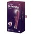 Satisfyer Spinning Rabbit 1 - vibrador rotativo conejito (rojo)