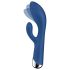 Satisfyer Spinning Rabbit 1 - Vibrador Giratorio con Estimulador de Clítoris (Azul)