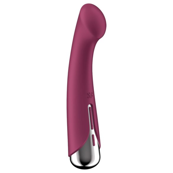Satisfyer Spinning G-Spot 1 - Vibrador con Cabezal Giratorio para Punto G (Rojo)