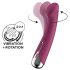Satisfyer Spinning G-Spot 1 - Vibrador con Cabezal Giratorio para Punto G (Rojo)