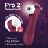 Satisfyer Pro 2 Gen3 - Estimulador de Clítoris Inteligente de Aire (Rojo)