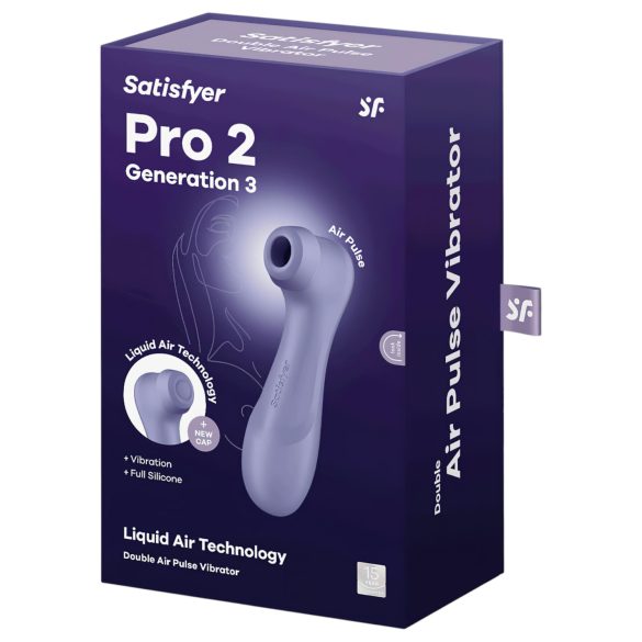Satisfyer Pro 2 Gen3 - succionador de clítoris recargable ondas de aire - lila