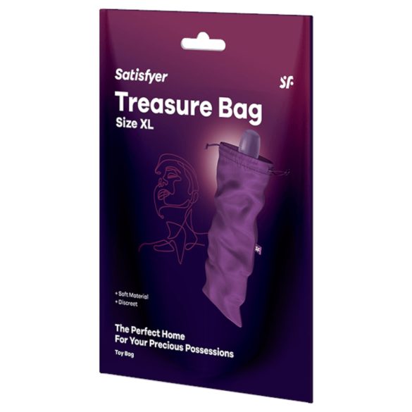 Bolsa del Tesoro Satisfyer XL - bolsa de almacenamiento extra grande (lila)