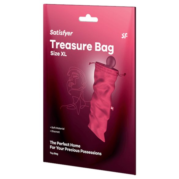 Bolsa del Tesoro XL Satisfyer - bolsa de almacenamiento extra grande (rosa)