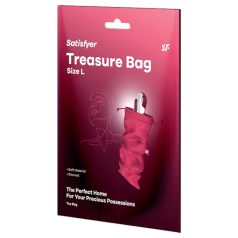   Satisfyer Treasure Bag L - bolsa de almacenamiento discreta - grande (rosa)