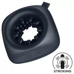   Satisfyer Ring Stroker - masturbador vibratorio recargable (negro)