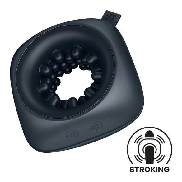 Satisfyer Anillo Vibrador - masturbador recargable con vibración (negro)