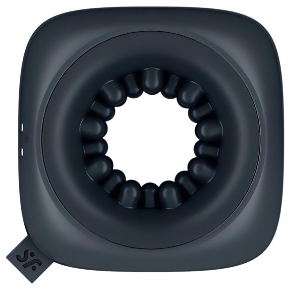 Satisfyer - masturbador vibrador recargable para pene - silicona negra