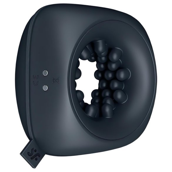 Satisfyer - masturbador vibrador recargable para pene - silicona negra