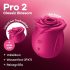 Satisfyer Pro 2 Classic Blossom - Estimulador de Clítoris con Aire (rojo)