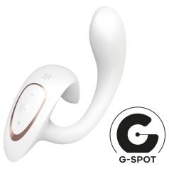 Satisfyer G for Goddess 1 - vibrador doble placer (blanco)