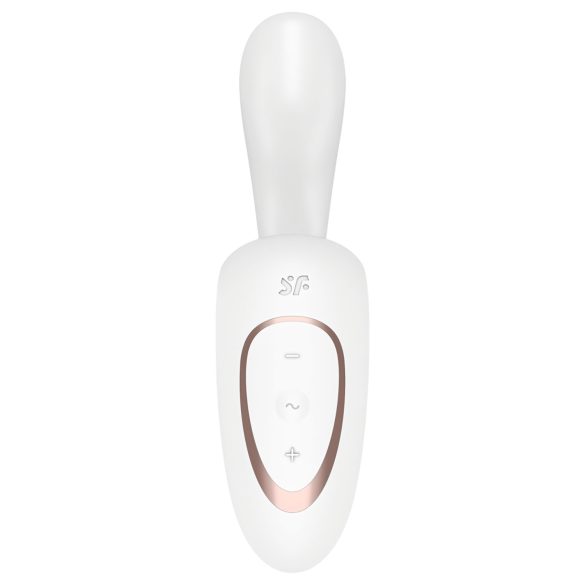 Satisfyer G for Goddess 1 - vibrador punto G y clítoris - blanco