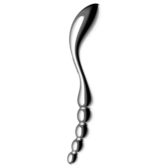 Satisfyer Star Force 1 - consolador metálico esférico - acero plateado