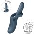 Satisfyer Heat Flex 4 - Vibrador con Calor y Estimulador de Clítoris (Gris)
