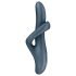 Satisfyer Heat Flex 4 - Vibrador con Calor y Estimulador de Clítoris (Gris)