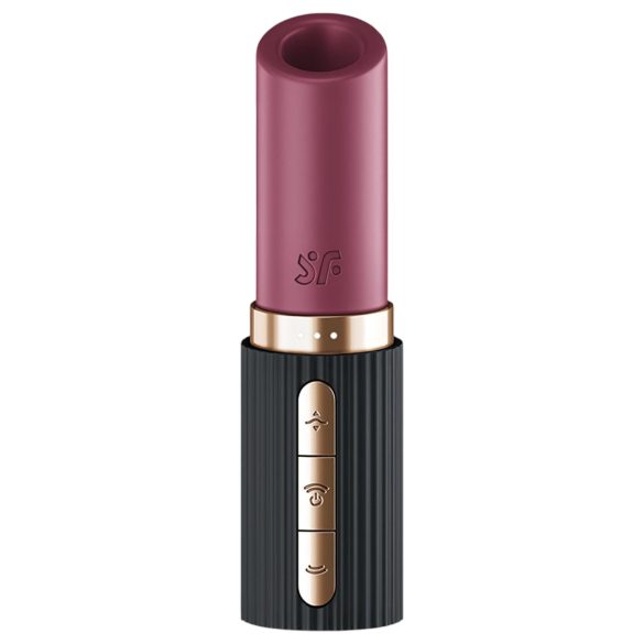Satisfyer Pro 2 Kiss - vibrador en forma de lápiz labial (negro)