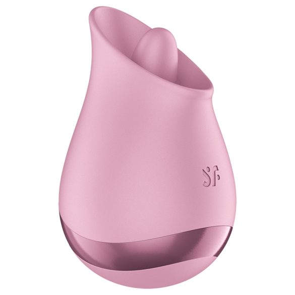 Satisfyer Tongue Player - vibrador de clítoris tipo lengua - silicona rosa