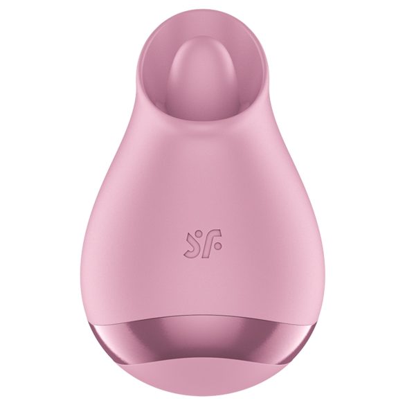 Satisfyer Tongue Player - vibrador de clítoris tipo lengua - silicona rosa