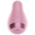 Satisfyer Tongue Player - vibrador de clítoris tipo lengua - silicona rosa