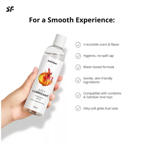 Satisfyer - lubricante íntimo efecto calor - 300ml