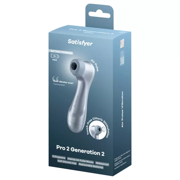 Satisfyer Pro2 Gen2 - succionador de clítoris con ondas de aire - azul