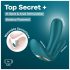 Satisfyer Top Secret+ - vibrador portátil triple estimulación silicona verde