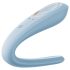Satisfyer Double Classic - vibrador para parejas (azul)