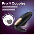 Satisfyer Pro 4 Couples - vibrador para parejas con ondas de aire
