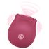 EIS Blush&Bloom - succionador vibrador recargable - silicona roja