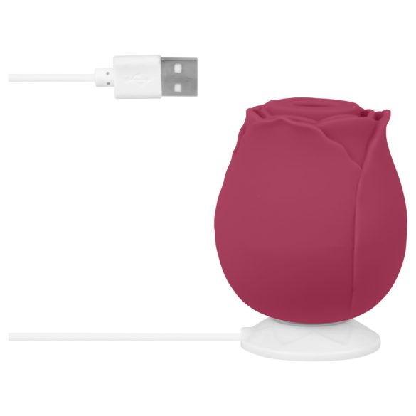 EIS Blush&Bloom - succionador vibrador recargable - silicona roja