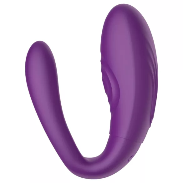 Mrow - vibrador para parejas recargable impermeable 3 motores silicona lila