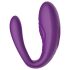 Mrow - vibrador dual recargable, resistente al agua (lila)