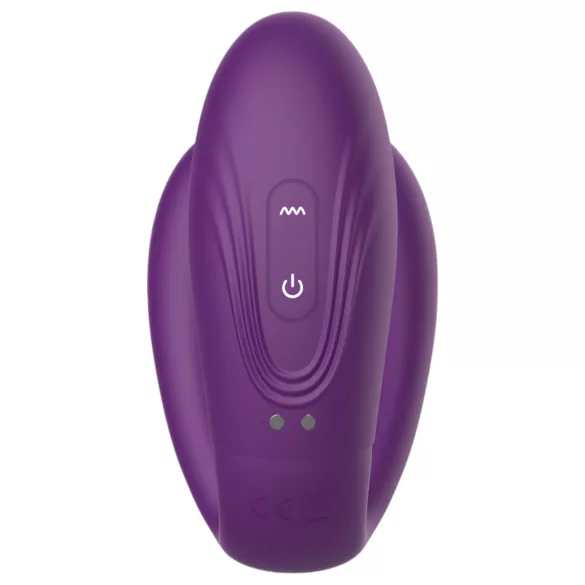 Mrow - vibrador para parejas recargable impermeable 3 motores silicona lila