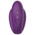 Mrow - vibrador dual recargable, resistente al agua (lila)