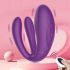 Mrow - vibrador dual recargable, resistente al agua (lila)