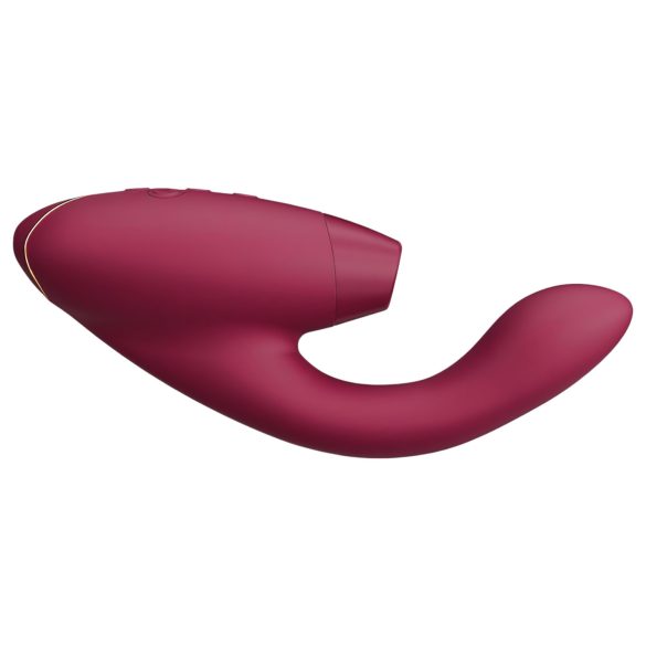 Womanizer Duo 2 - Vibrador doble punto G y clítoris - silicona roja