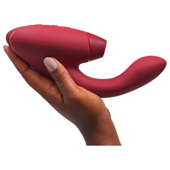 Womanizer Duo 2 - Vibrador doble punto G y clítoris - silicona roja