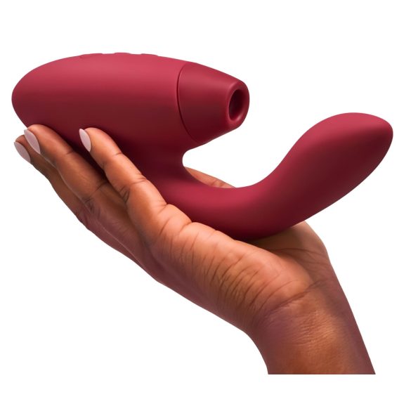 Womanizer Duo 2 - Vibrador doble punto G y clítoris - silicona roja