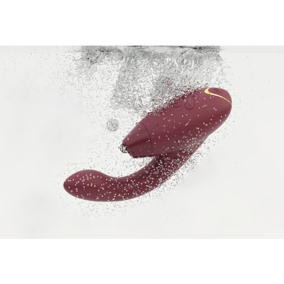 Womanizer Duo 2 - Vibrador doble punto G y clítoris - silicona roja