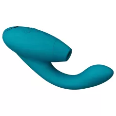   Womanizer DUO 2 - succionador de clítoris y vibrador tipo conejo (petróleo)