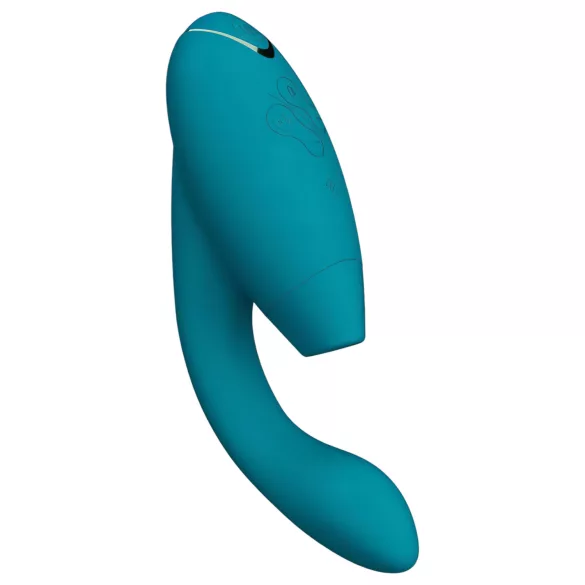 Womanizer Duo 2 - estimulador 2 en 1 punto G y clítoris - silicona verde