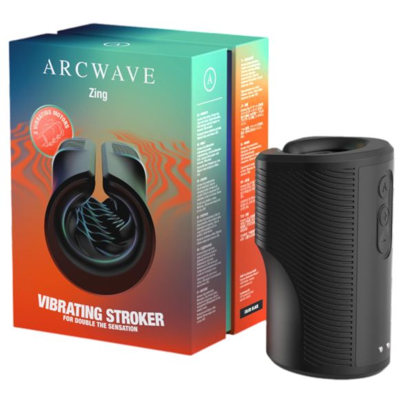 Arcwave Zing - Masturbador con 2 motores (negro)