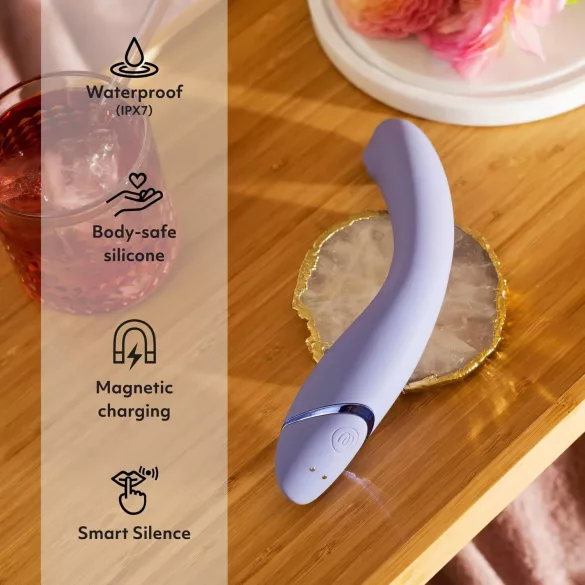 Womanizer OG - vibrador punto G 2 en 1 recargable con succión de aire - lila