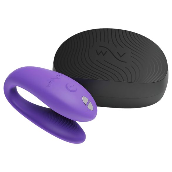 We-Vibe Sync Go - vibrador para pareja recargable control app - silicona lila