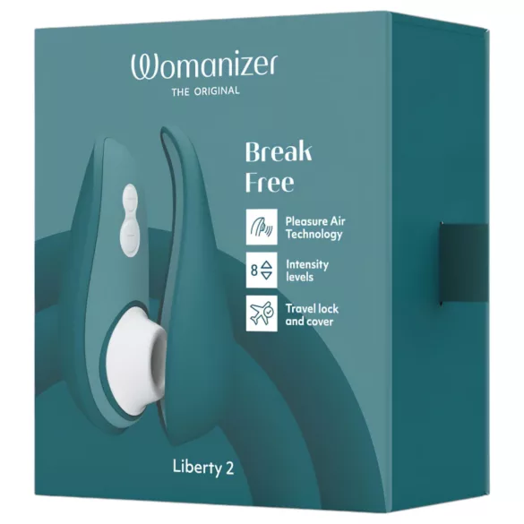 Womanizer Liberty 2 - succionador de clítoris recargable - verde oscuro