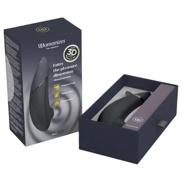 Womanizer Next - succionador de clítoris recargable con ondas de aire - negro