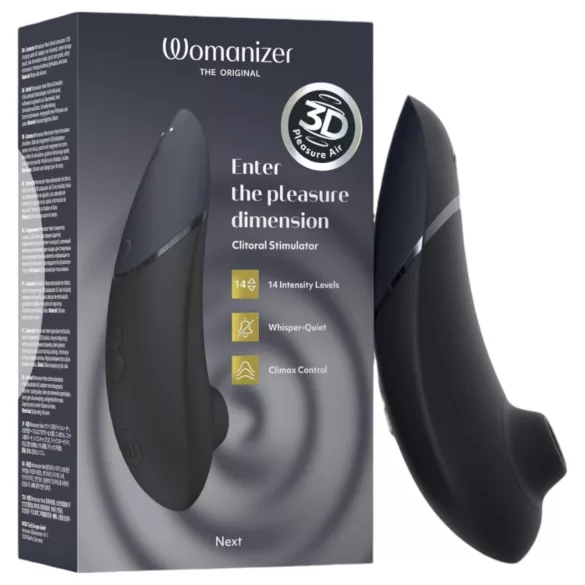 Womanizer Next - succionador de clítoris recargable con ondas de aire - negro